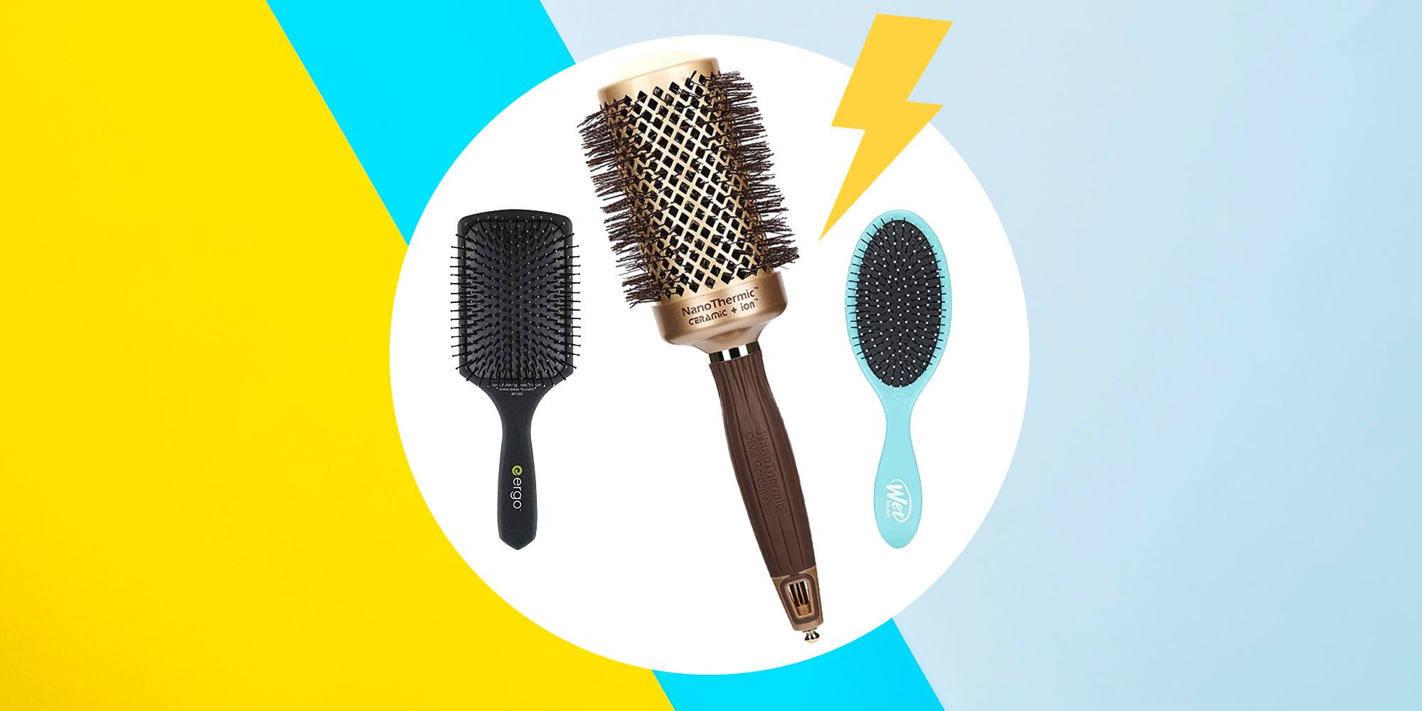 Amazon.com : 4Pcs Paddle Hair Brush, Detangling Brush and Hair Comb Set for  Men and Women, Great On Wet or Dry Hair, No More Tangle Hairbrush for Long  Thick Thin Curly Natural